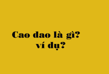 Ca dao là gì?