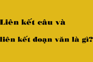 liên kết câu văn đoạn văn?