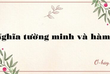 Nghĩa tường minh là gì? nghĩa hàm ý là gì?