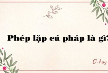 Phép lặp cú pháp là gì?