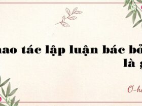 Thao tác lập luận bác bỏ là gì?