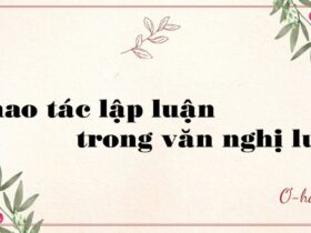 Thao tác lập luận trong văn nghị luận